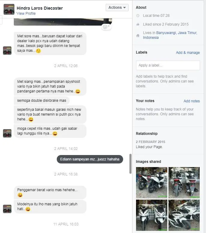 Biker ini beli Honda new Vario 150 & new PCX 150 sekaligus, ediannn