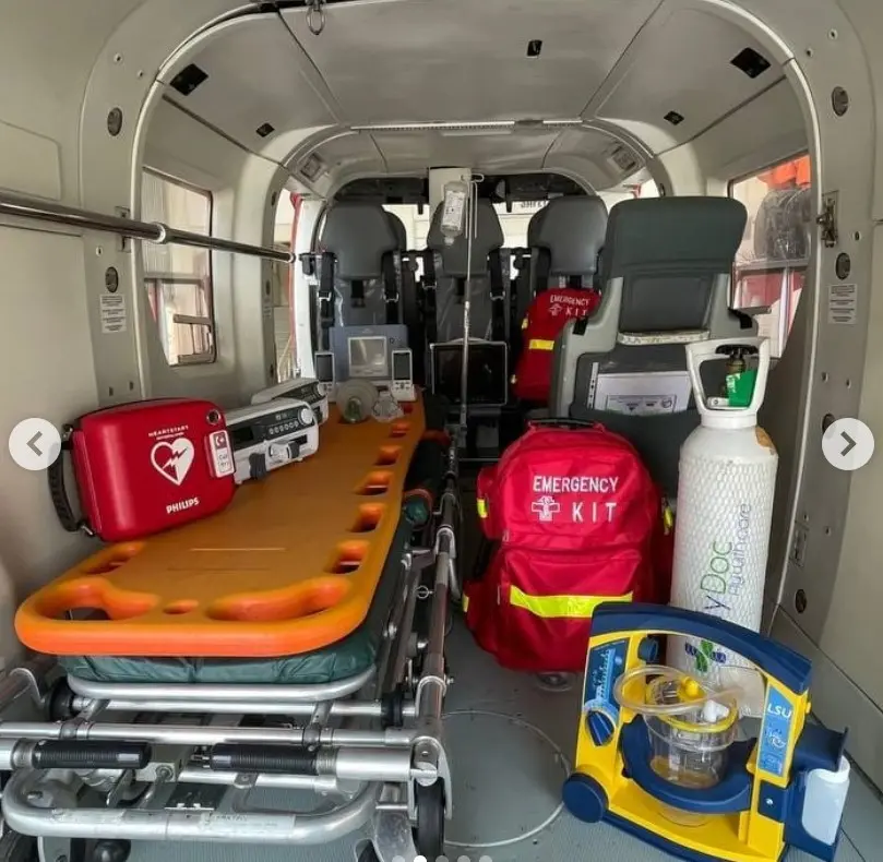 Inilah helikopter medical sirkuit Mandalika, wahh buatan Kawasaki cak