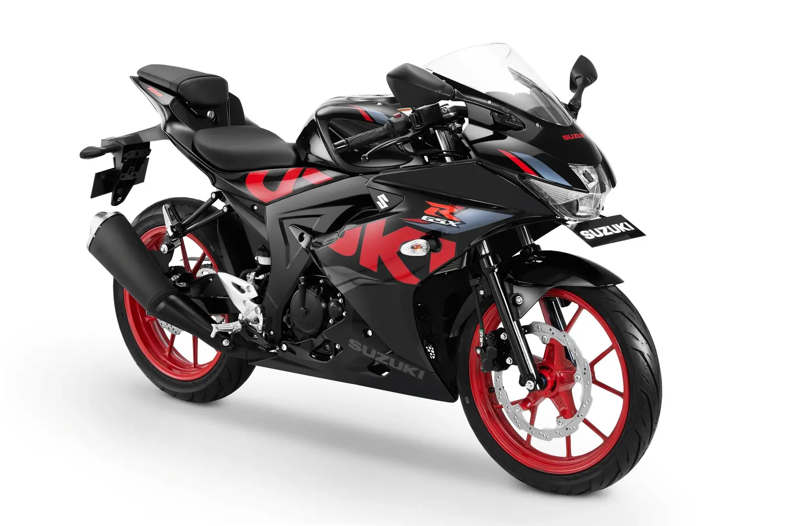 Mega gallery Suzuki new GSX-R150 warna 2018, warna putih hilang