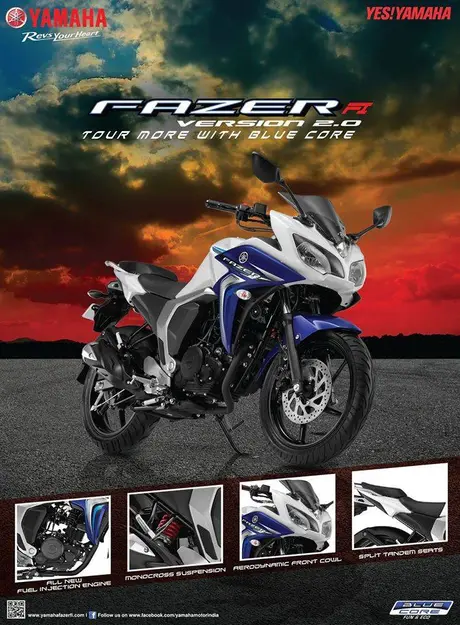 Yamaha Fazer blue core