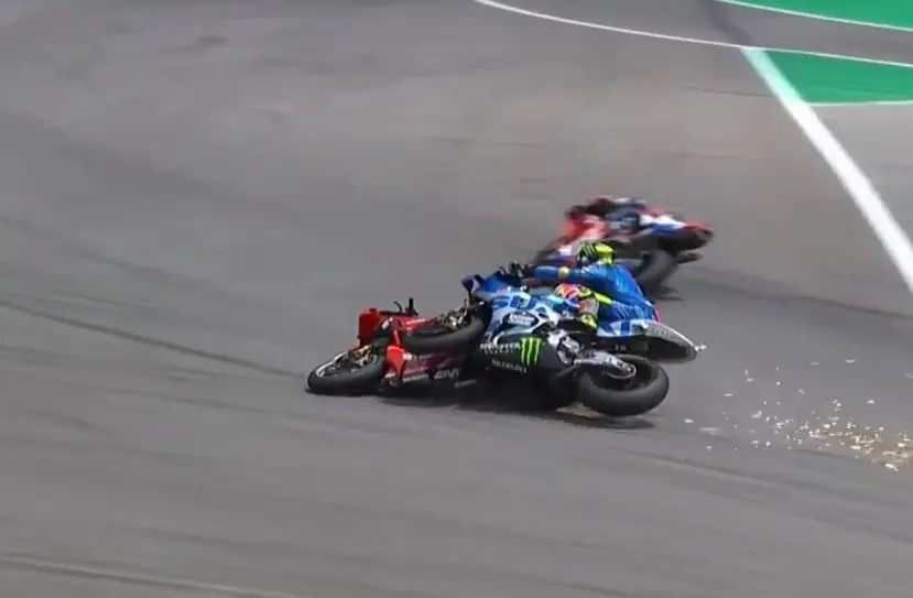 Memaafkan Jack Miller ! ? Aku tahu dia tidak sengaja? ? seru Joan Mir