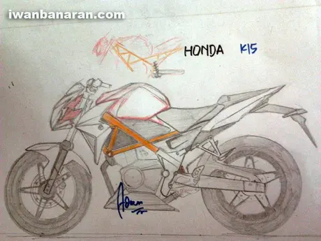 Honda K1533 Yamaha new Vixion dan Honda teralis….tidak ada bedanya koq