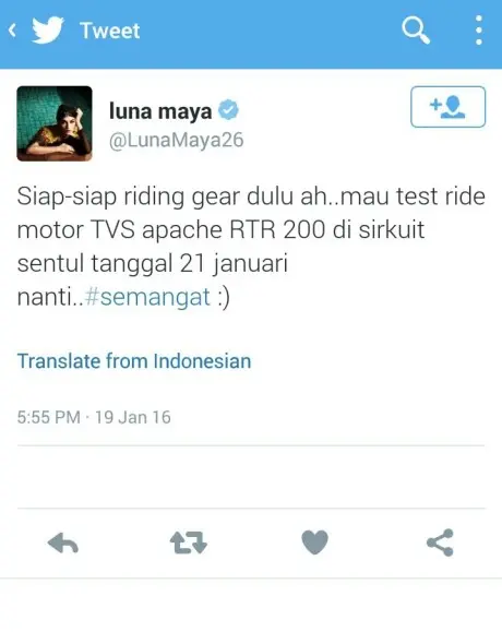 Apache 200 luna maya