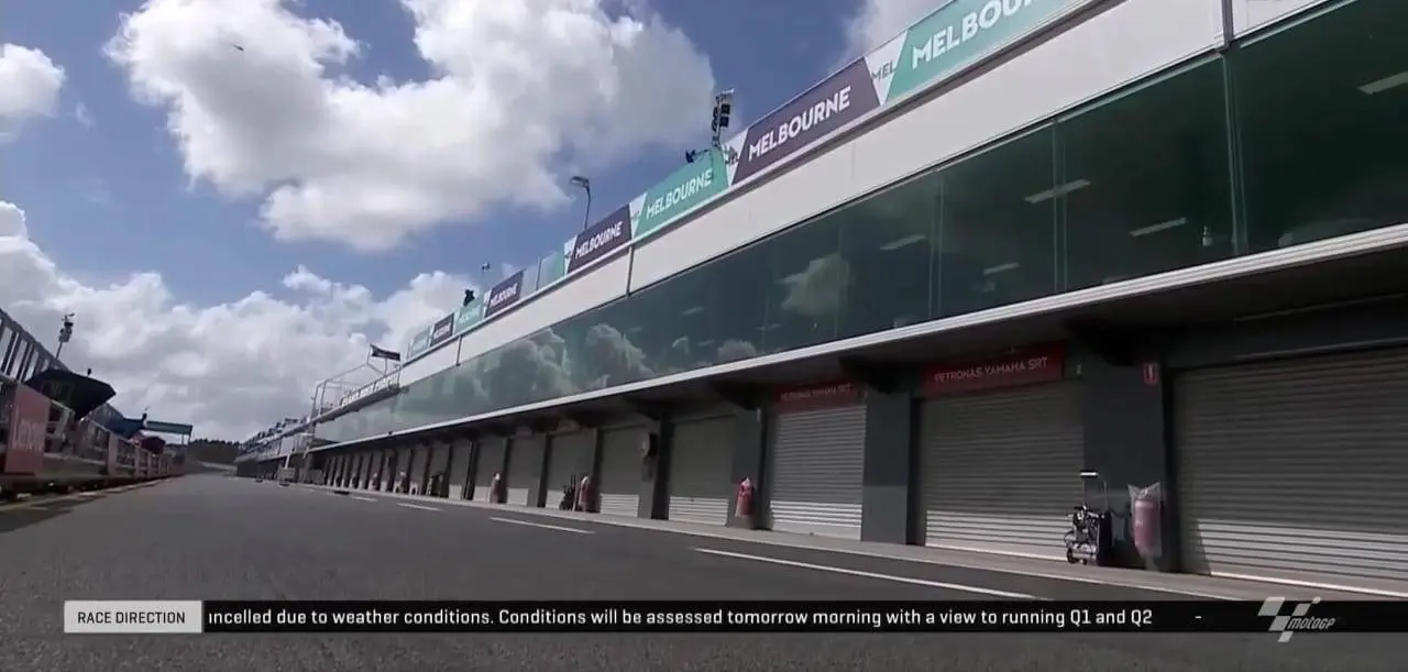 [Breaking news] Karena angin kencang, kualifikasi Motogp Australia dibatalkan