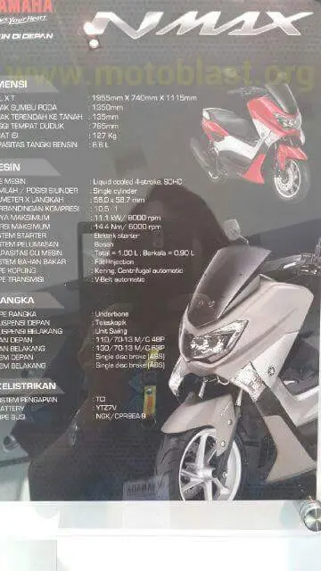 spesifikasi Xmax