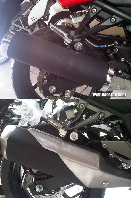 Kawasaki Ninja 250 FI……jebule komponen part fisik banyak yang berubah