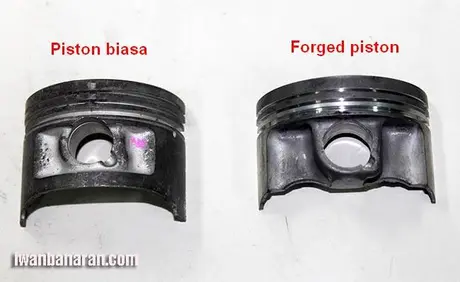 Forged Piston vs konvensional
