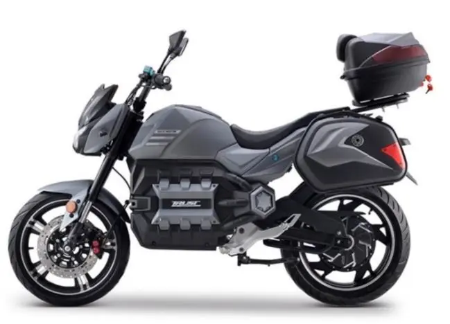 Sekali isi, motor listrik ini bisa sampai Tegal…mirip Pulsar euy desainnya