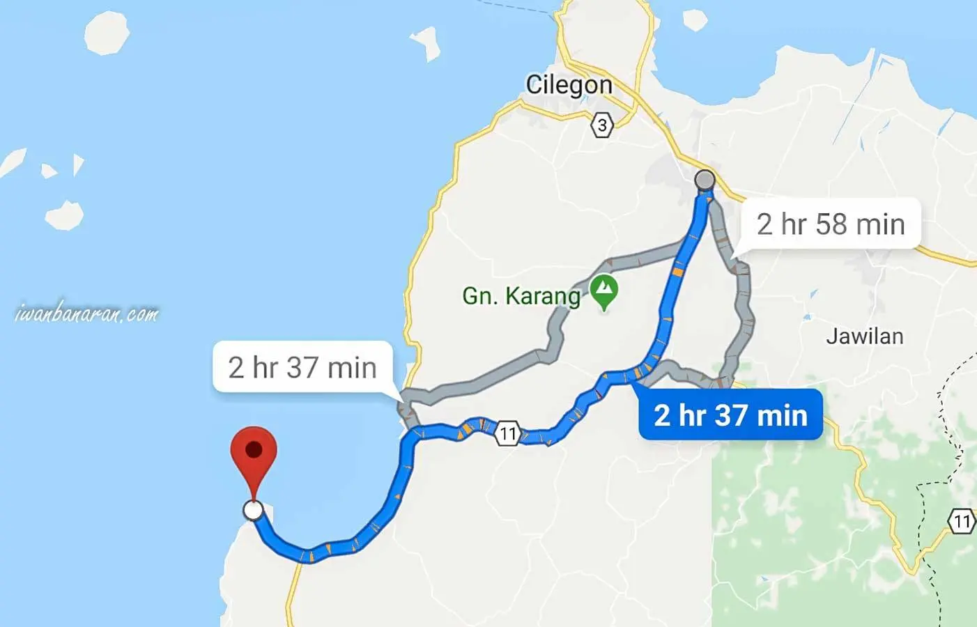 Turing Bloggers ke Tanjung Lesung nunggang Supra GTR dan CRF250 Rally
