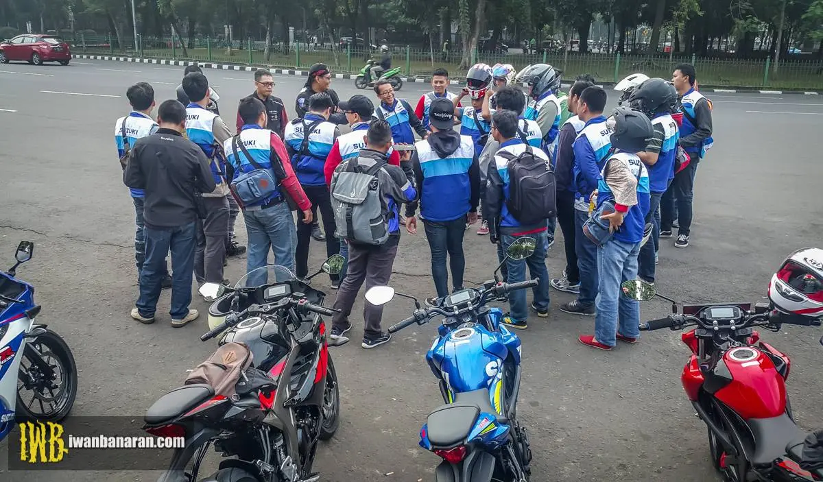 Sunmori bersama Suzuki GSX150… — bahasan tidak jauh dari busi dan gear