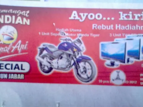 New Honda Tiger nongol diTribun Jabar??….