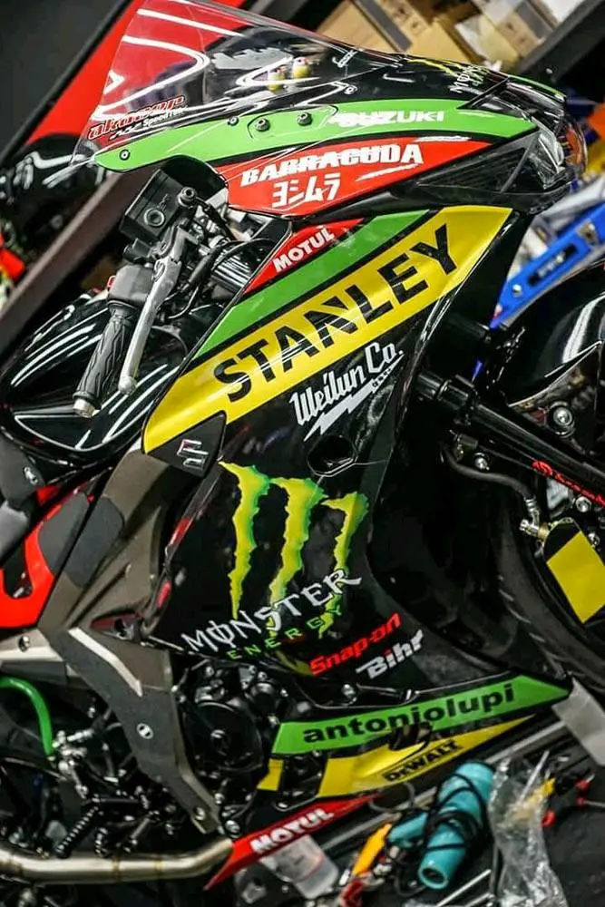 Suzuki GSX-R150 versi Monster Energy, asyem bengis cakkk