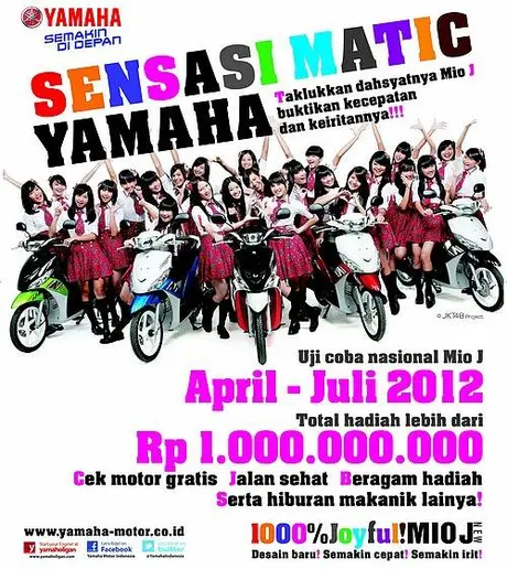 Sensasi Matik Yamaha Nasional Berhadiah 1 Miliar Rupiah….