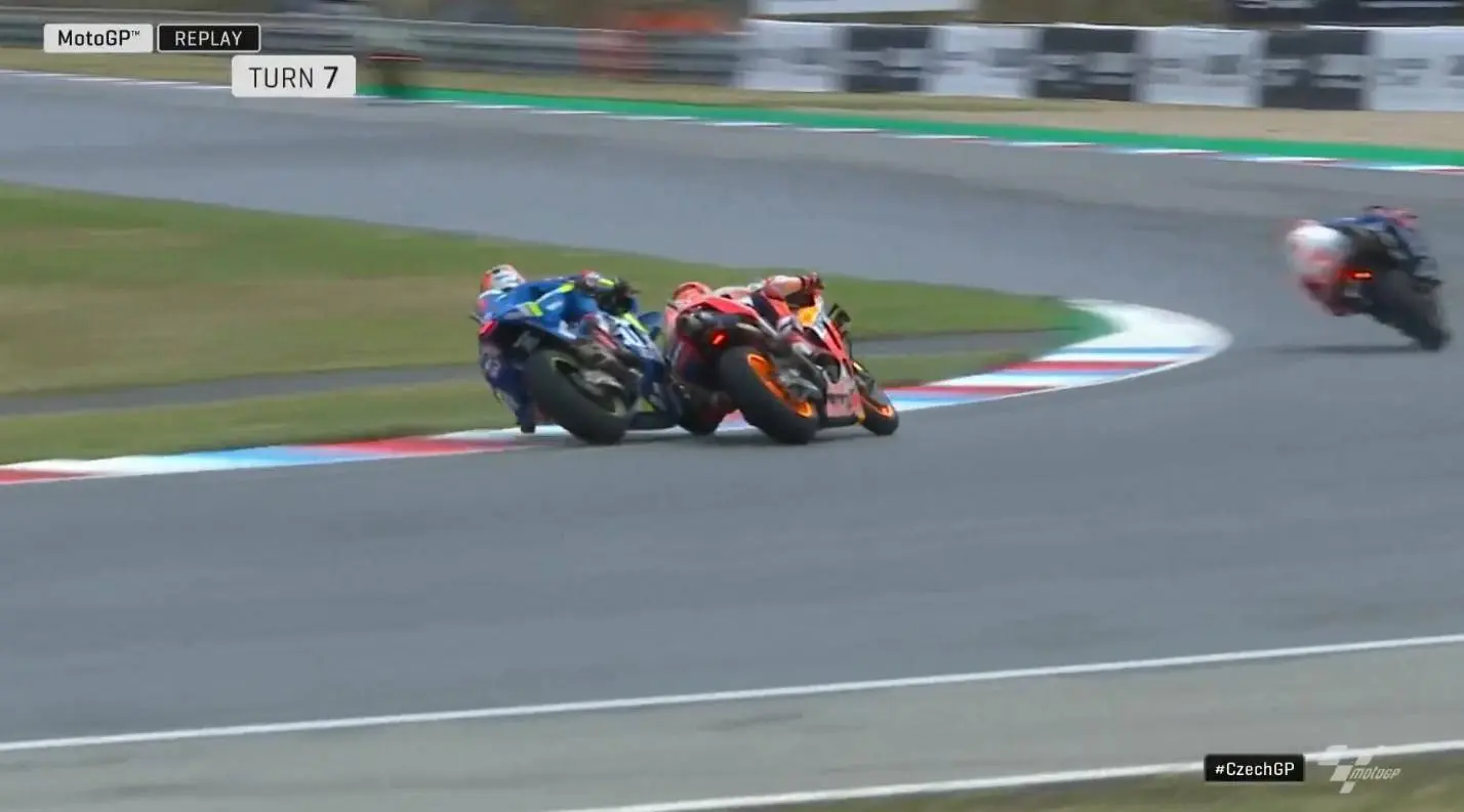 [Breaking news] Akibat saling senggol, Hubungan Alex Rins dan Marquez memanas