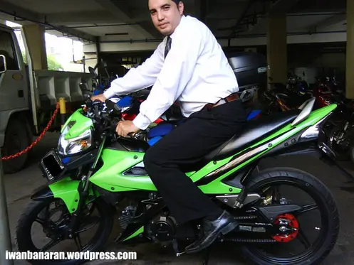 Foot step underbone Kawasaki Athlete…makin Pede aja bro