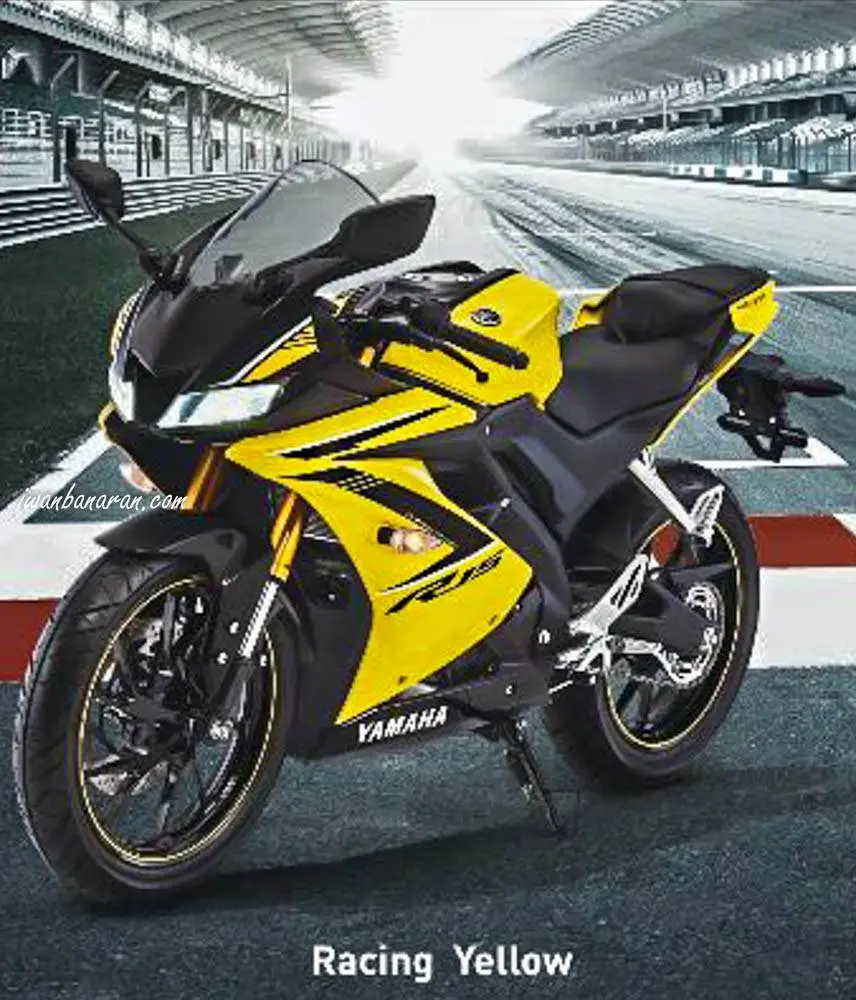 Bocoran warna baru Yamaha new R15VVA 2018, kuning cakkkkk
