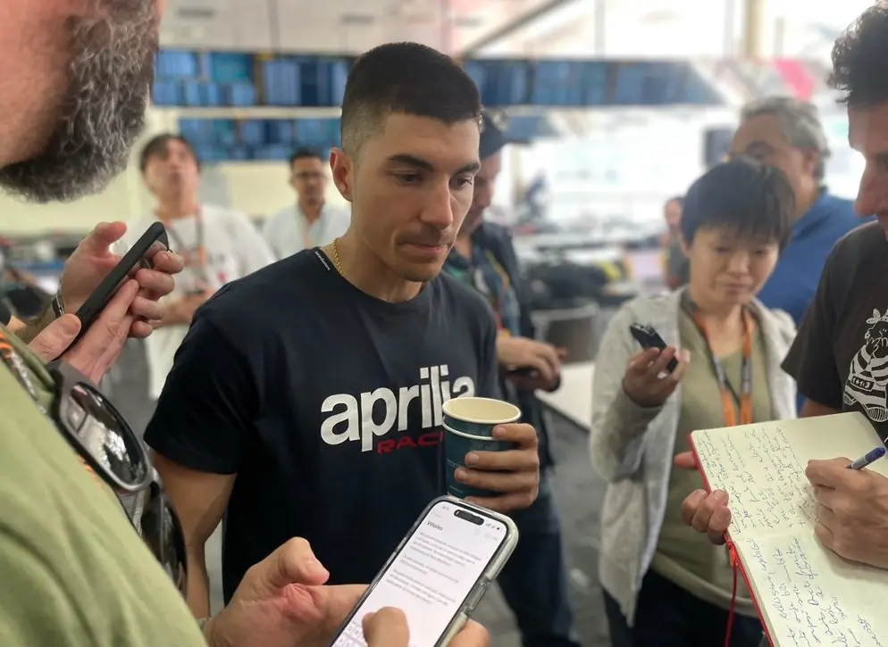 Test Sepang update : Maverick Vinales puji Motor baru Aprilia RS-GP 2023 ” Lebih lincah dan nurut — ” serunya