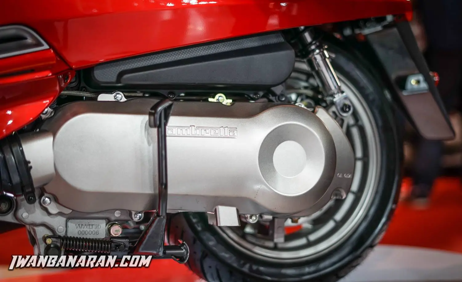 Pict Gallery : Terpesona merahnya Lambretta, finishing detilnya juozz