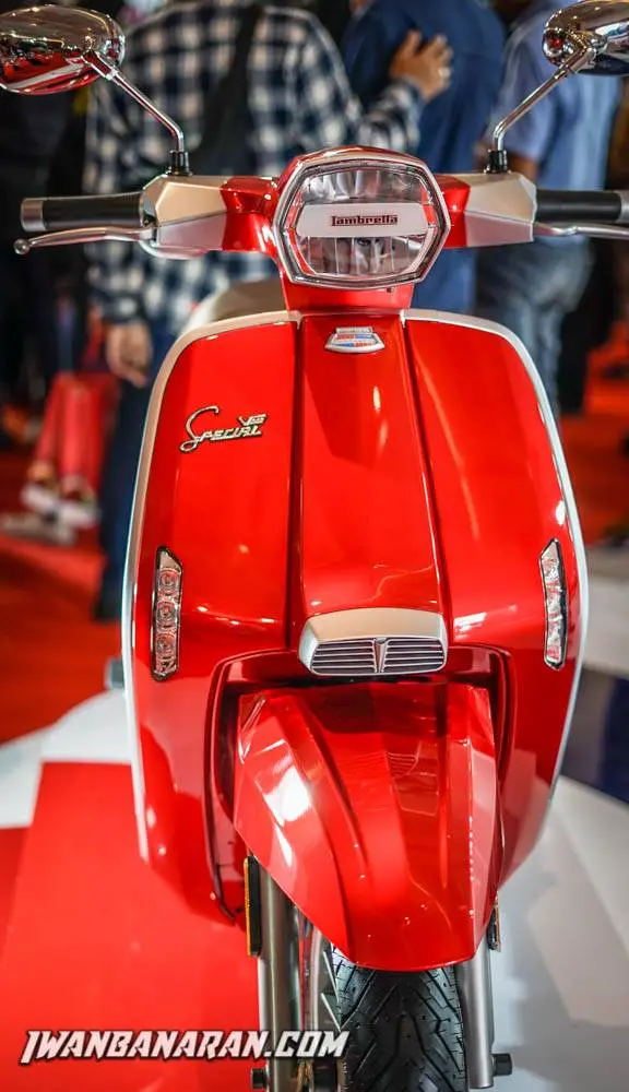 Pict Gallery : Terpesona merahnya Lambretta, finishing detilnya juozz