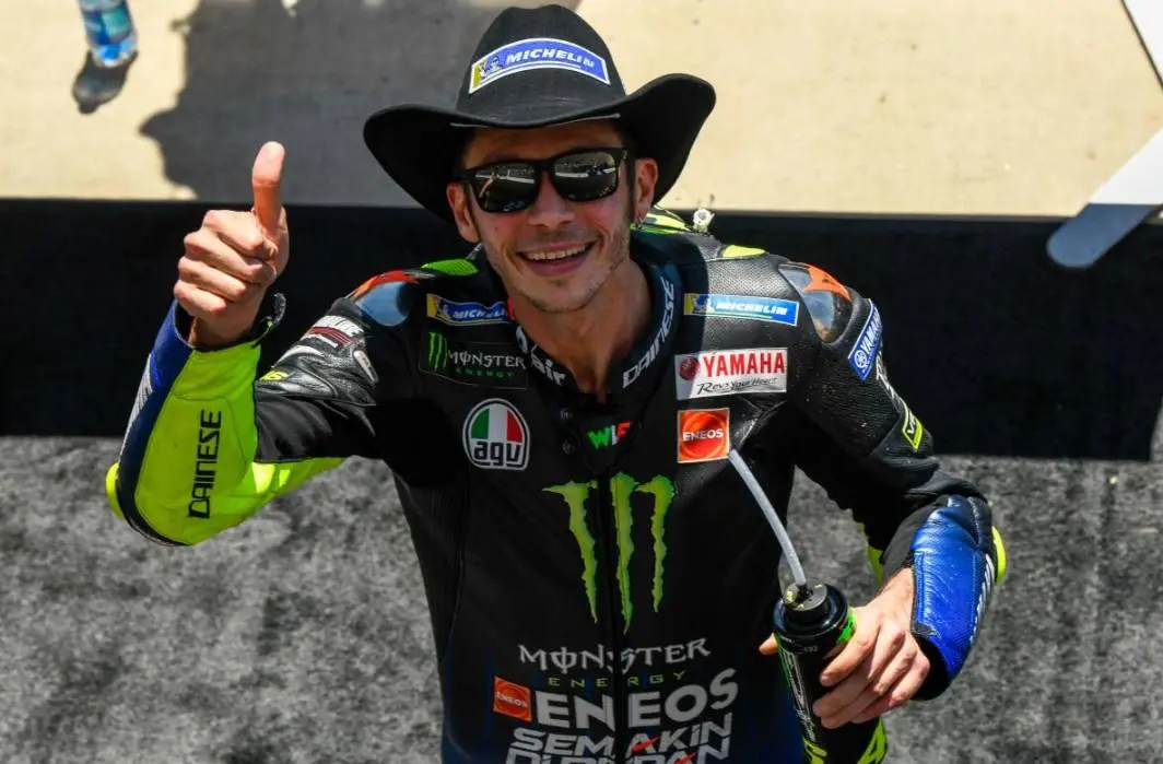 Valentino Rossi akui Alex Rins lebih kencang